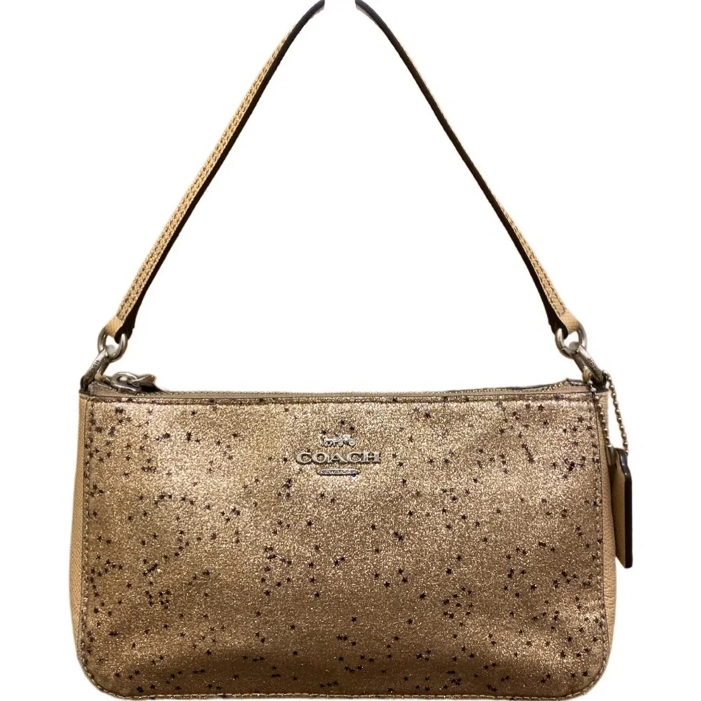 Coach Shimmering Gold Crossbody Bag
